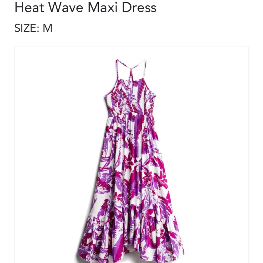 FREE PEOPLE. NWT. Heat Wave Maxi Dress